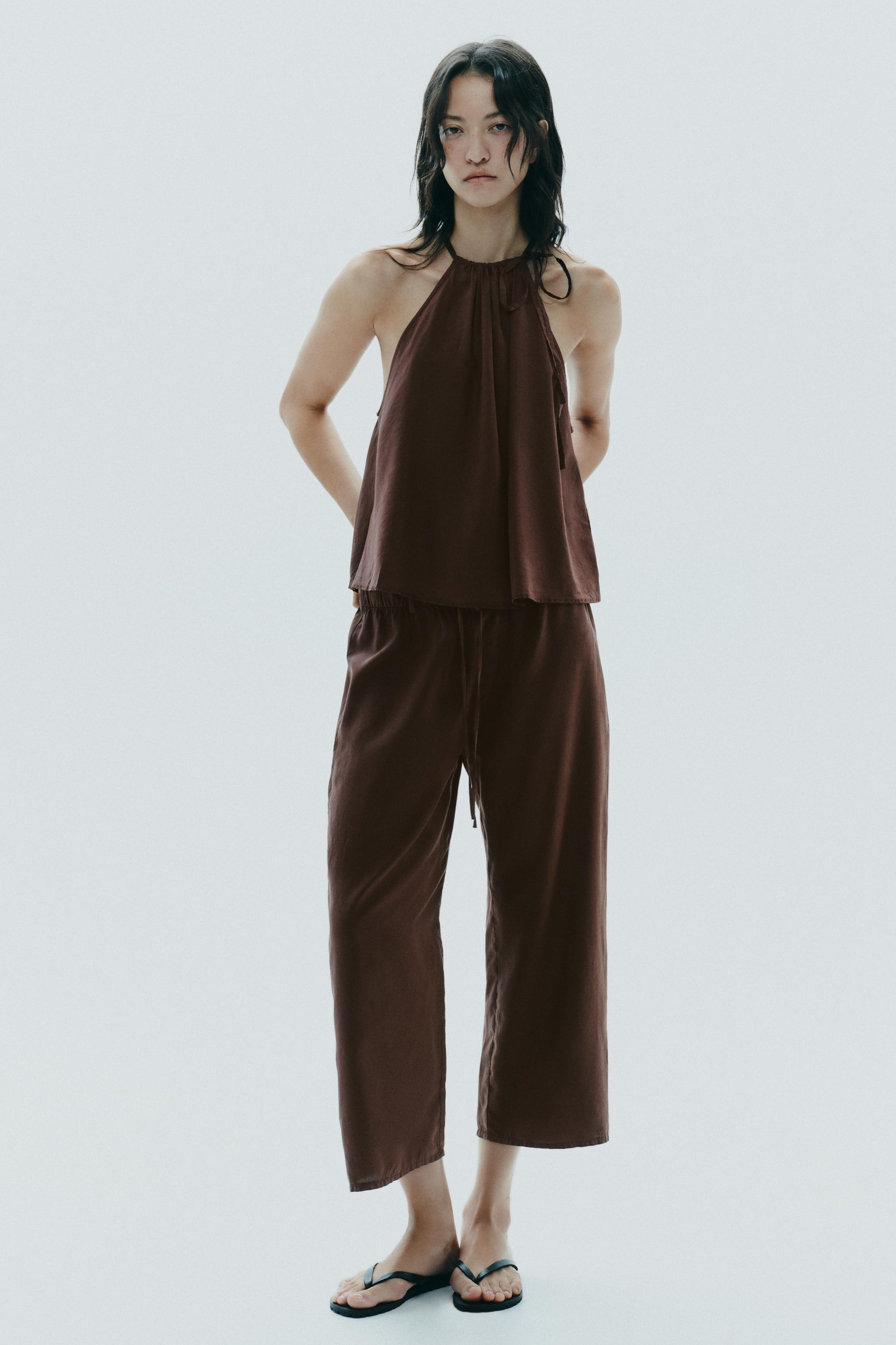 PANTALON COURT FLUIDE